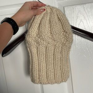 Eugenia Kim 100% Cream Wool Beanie